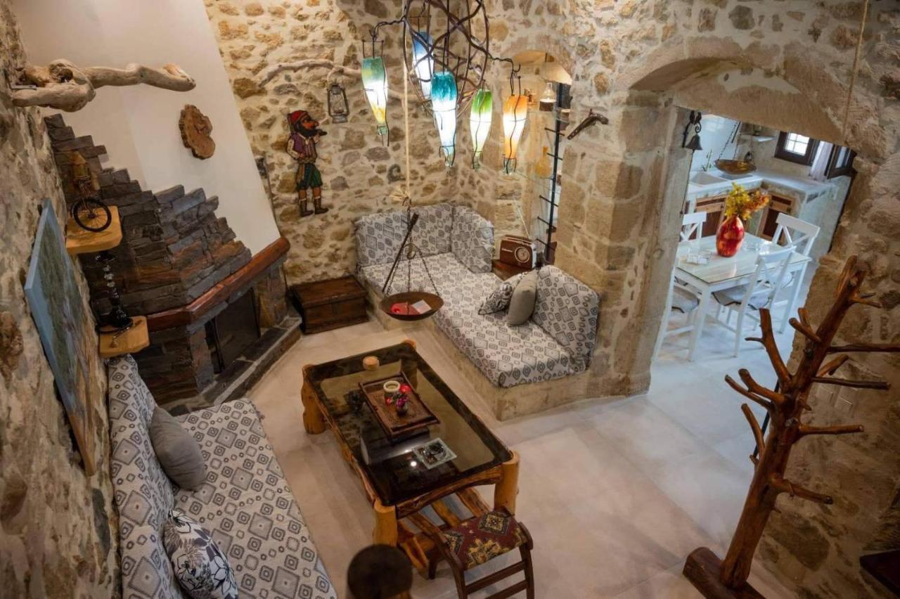 Вилла Dioni Stone House Petrokefalo Экстерьер фото