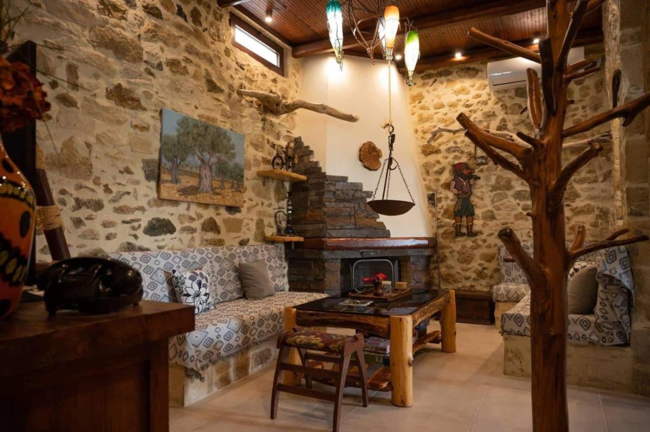 Вилла Dioni Stone House Petrokefalo Экстерьер фото